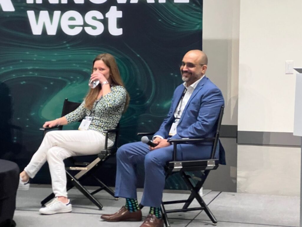 Boast VP of Finance Sonny Gill at InnovateWest in Vancouver 2024