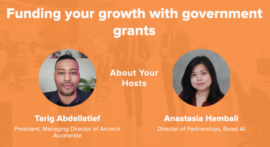Funding your growth with government grants